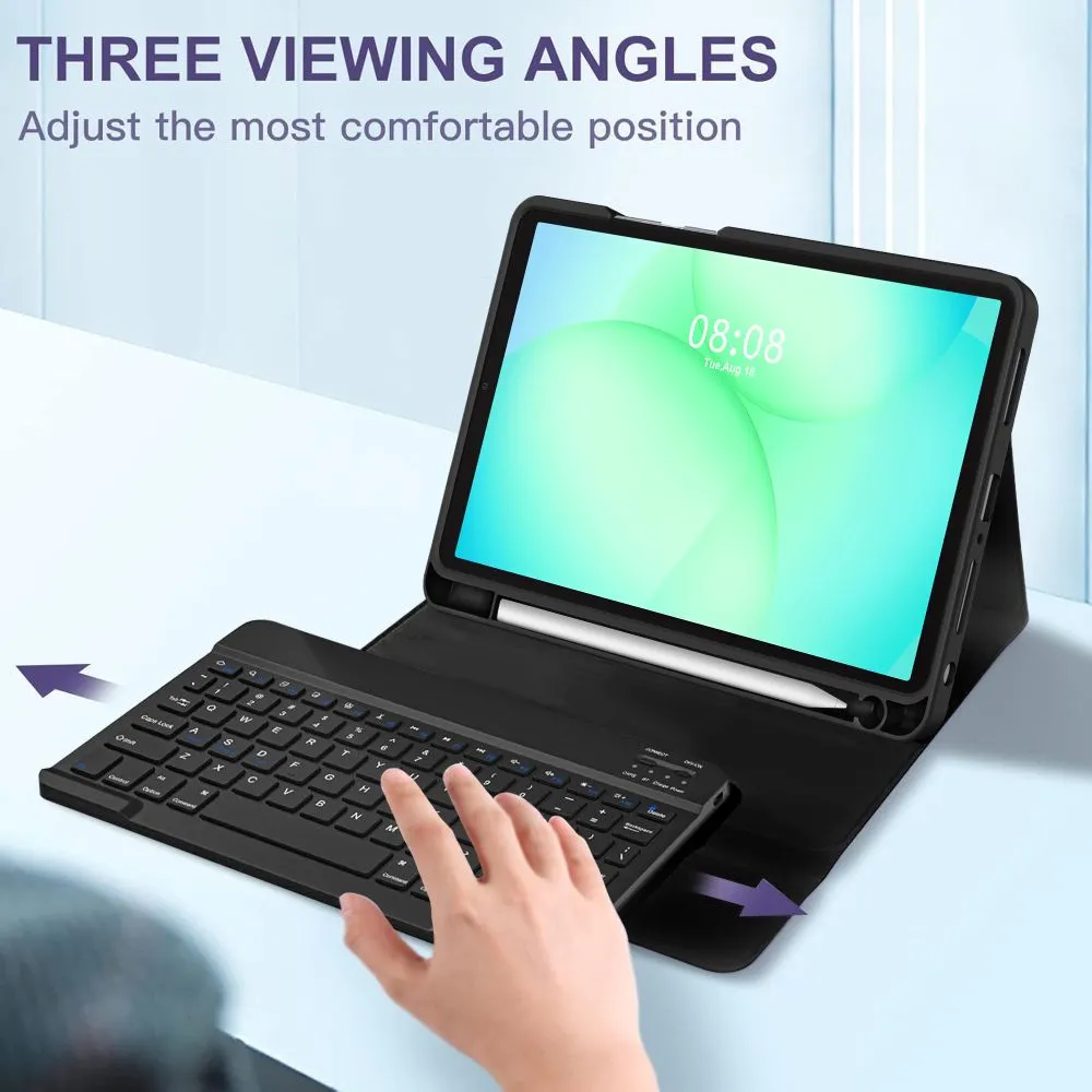 Samsung Galaxy Tab A9 Plus tablet skal, fodral svart TECH-PROTECT SC PEN + KEYBOARD 11.0