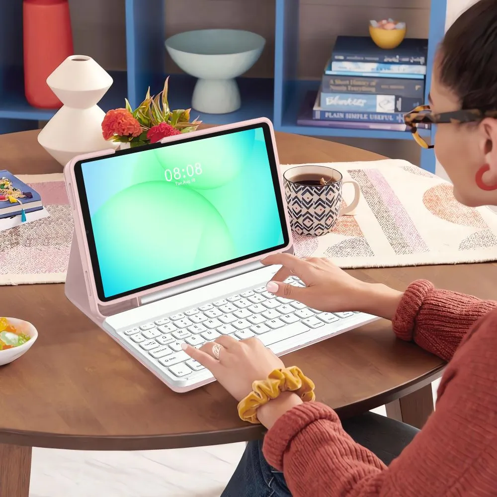 Samsung Galaxy Tab A9 Plus tablet case Pink TECH-PROTECT SC PEN + KEYBOARD 11.0