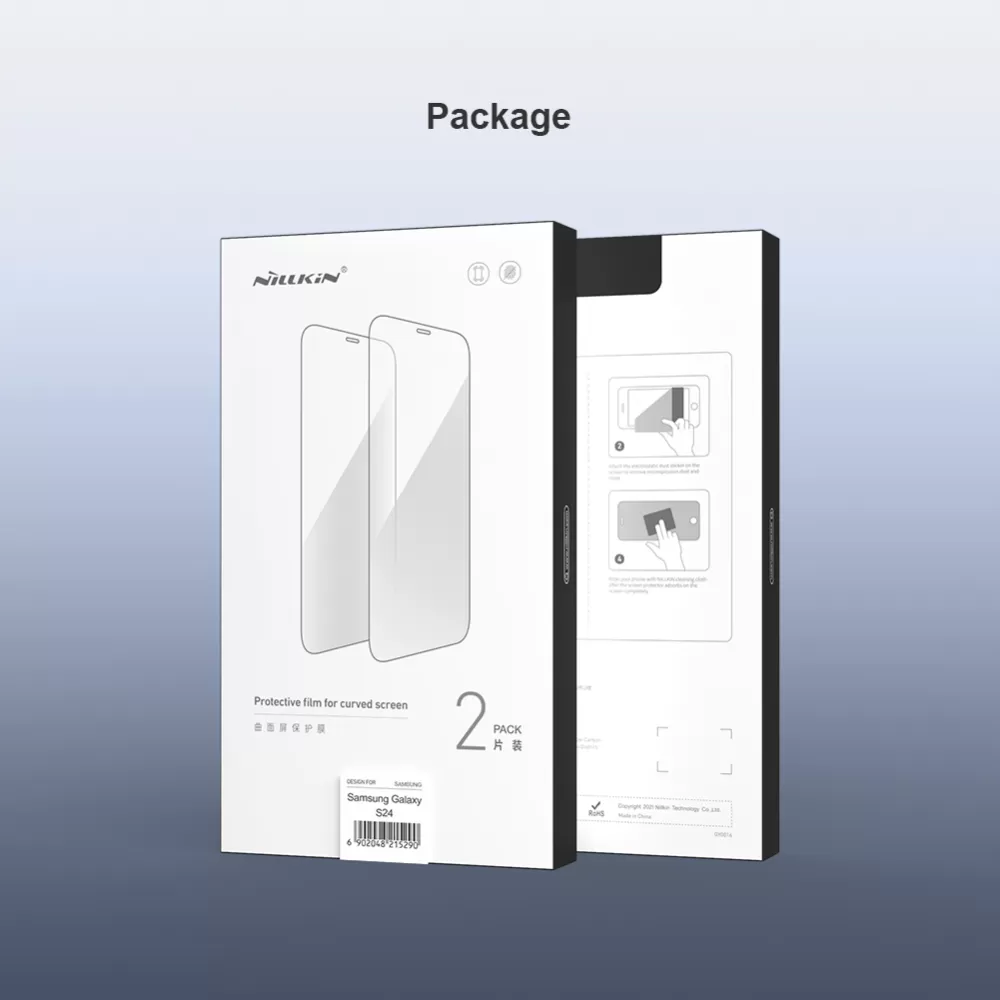 Samsung Galaxy S24 Tempered glass  NILLKIN IMPACT RESISTANT CURVED FILM (2-pack)