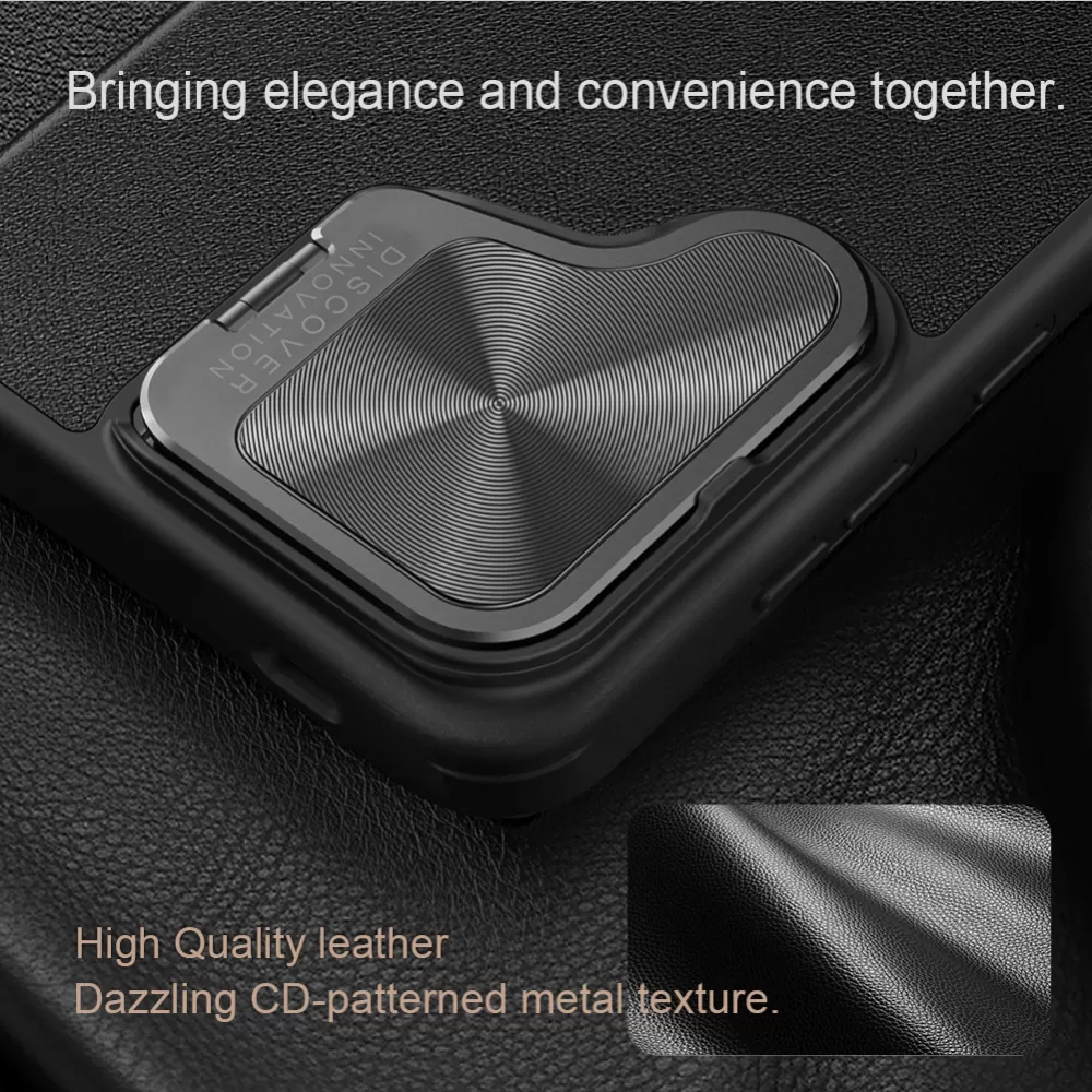 Samsung Galaxy S24 maciņš brūns NILLKIN QIN PROP LEATHER