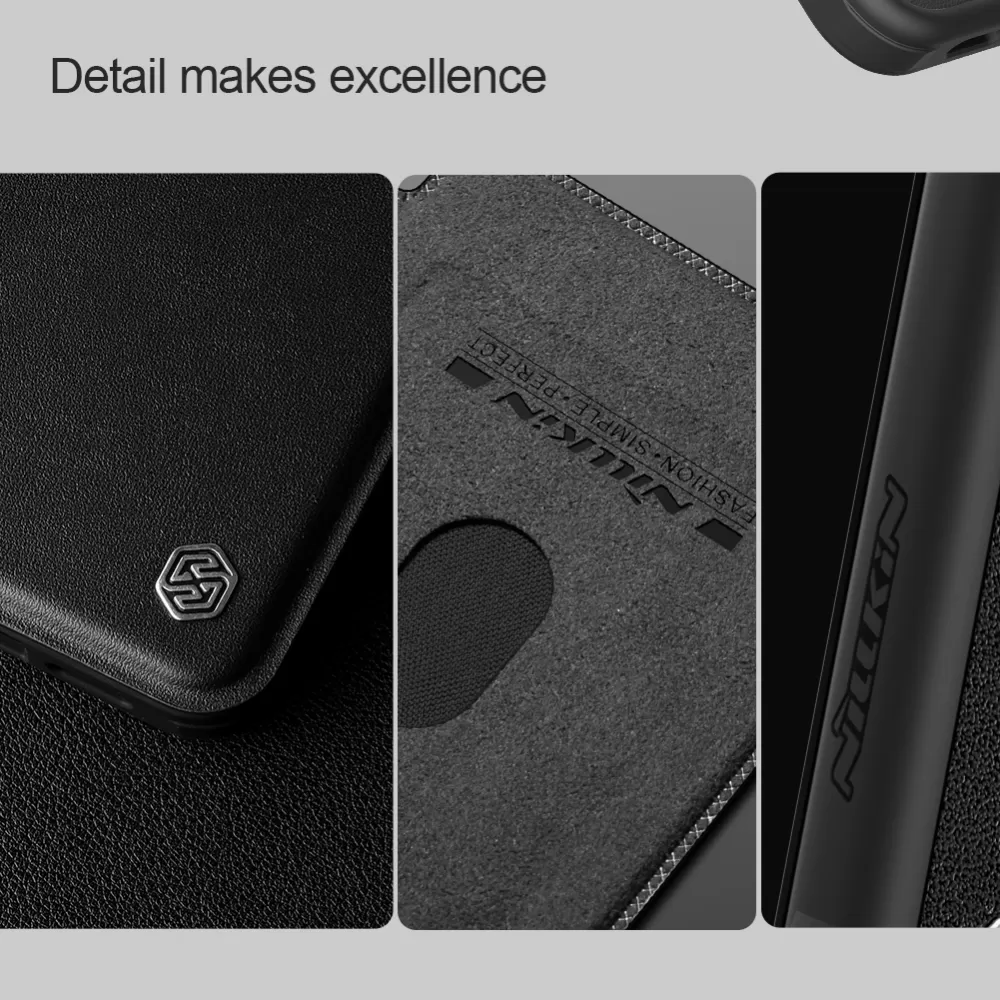 Samsung Galaxy S24 maciņš brūns NILLKIN QIN PROP LEATHER