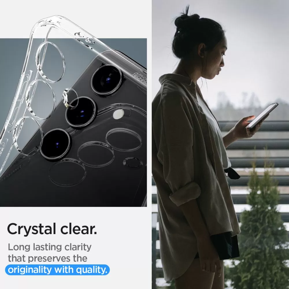 Samsung Galaxy S24 vāciņš caurspīdīgs SPIGEN LIQUID CRYSTAL