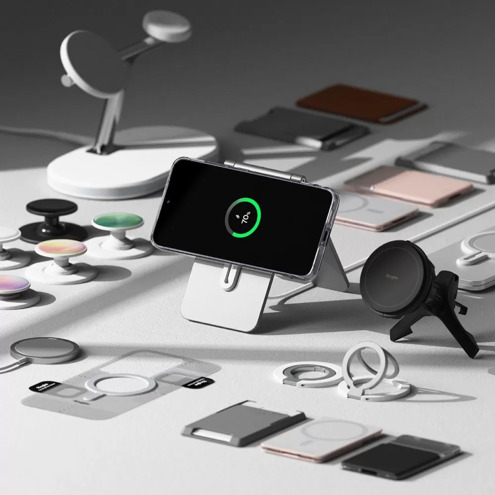 Samsung Galaxy S24 vāciņš caurspīdīgs RINGKE FUSION MAGNETIC MAGSAFE