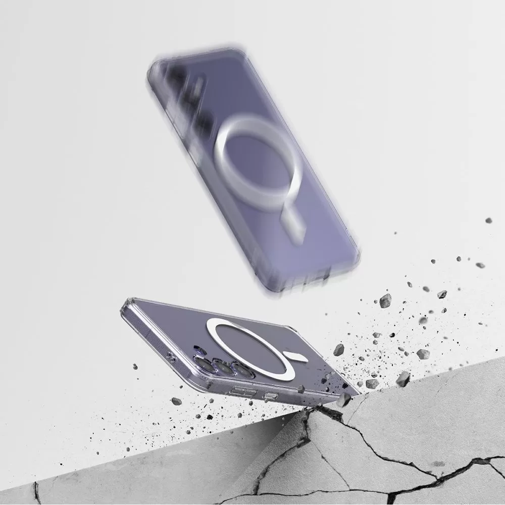 Samsung Galaxy S24 vāciņš caurspīdīgs RINGKE FUSION MAGNETIC MAGSAFE