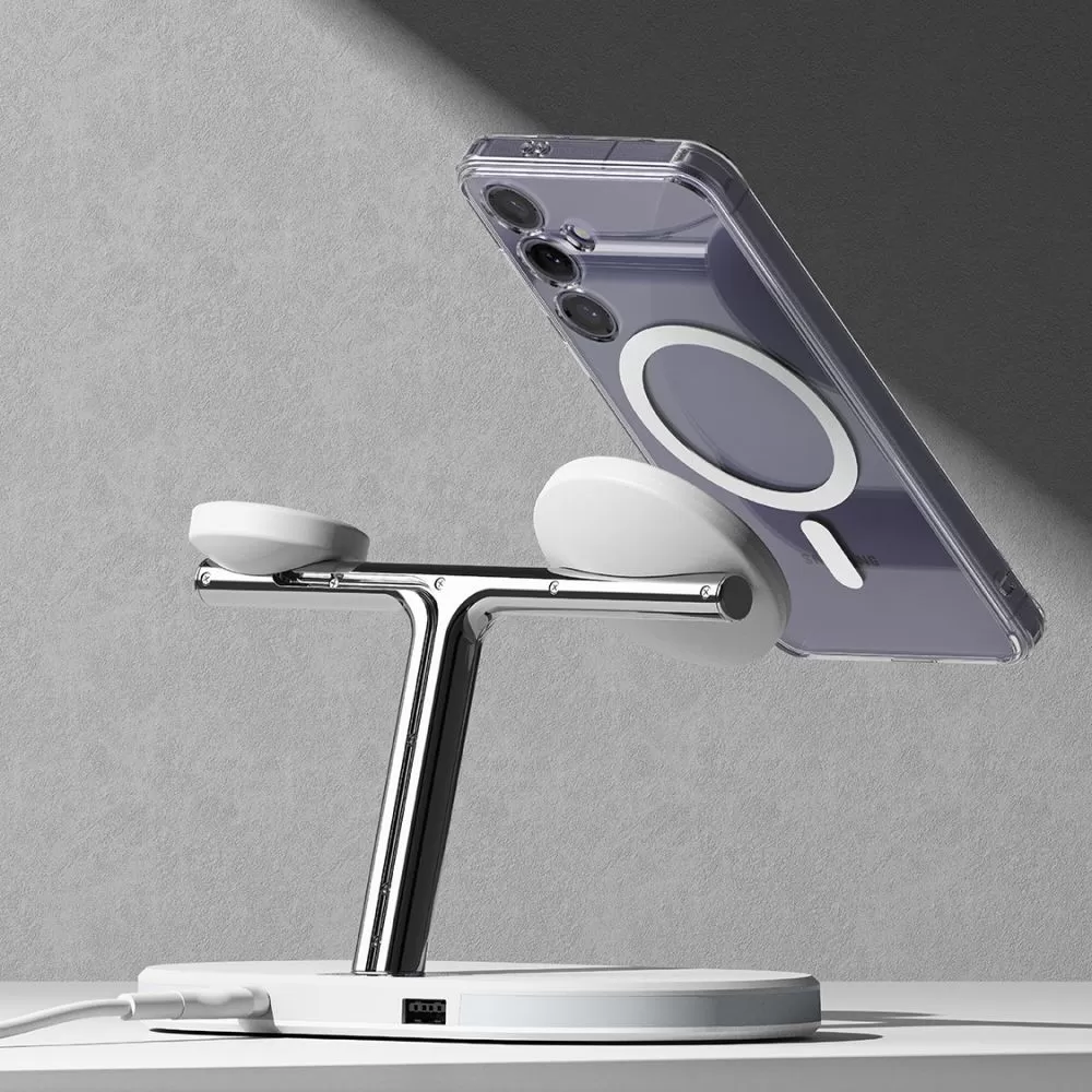 Samsung Galaxy S24 vāciņš caurspīdīgs RINGKE FUSION MAGNETIC MAGSAFE