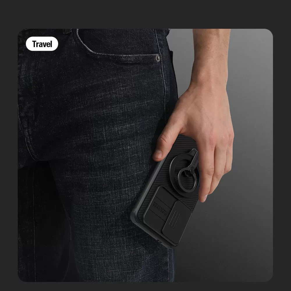 Samsung Galaxy S24 vāciņš melns NILLKIN CAMSHIELD PRO MAGNETIC