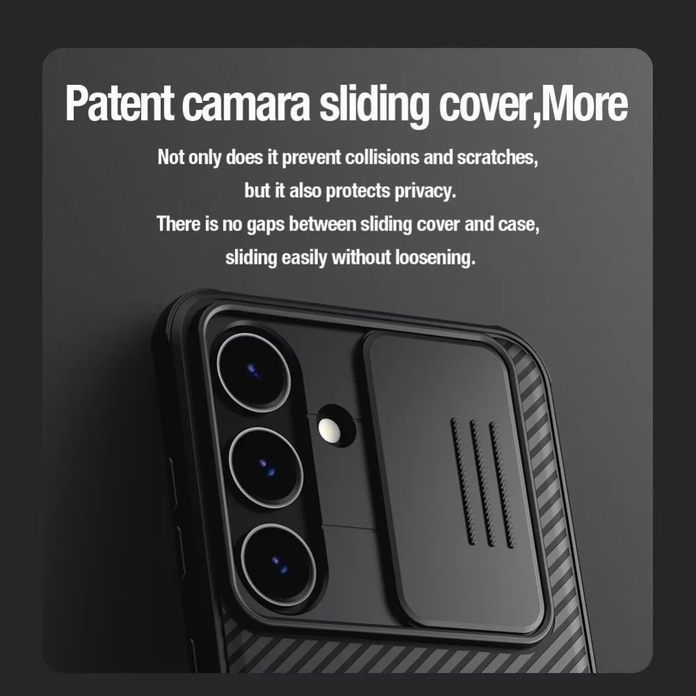 Samsung Galaxy S24 vāciņš melns NILLKIN CAMSHIELD PRO MAGNETIC