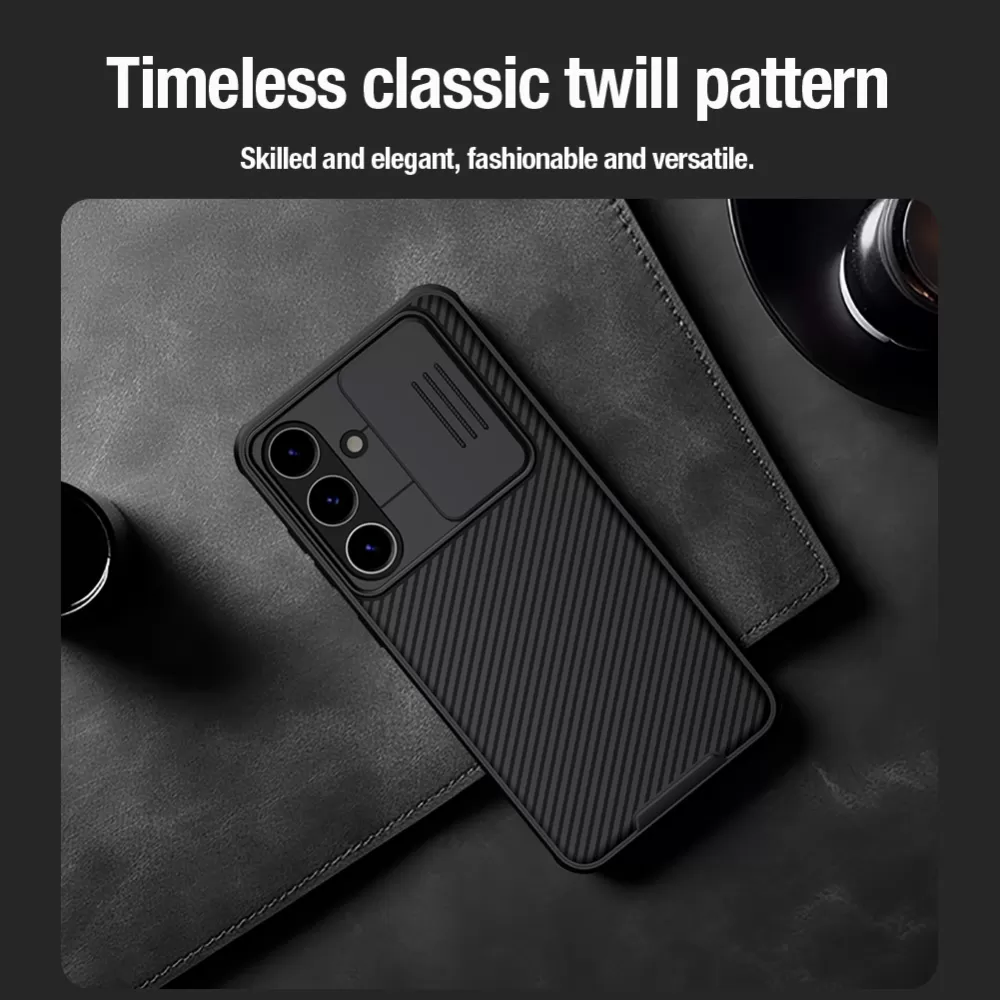 Samsung Galaxy S24 vāciņš melns NILLKIN CAMSHIELD PRO MAGNETIC