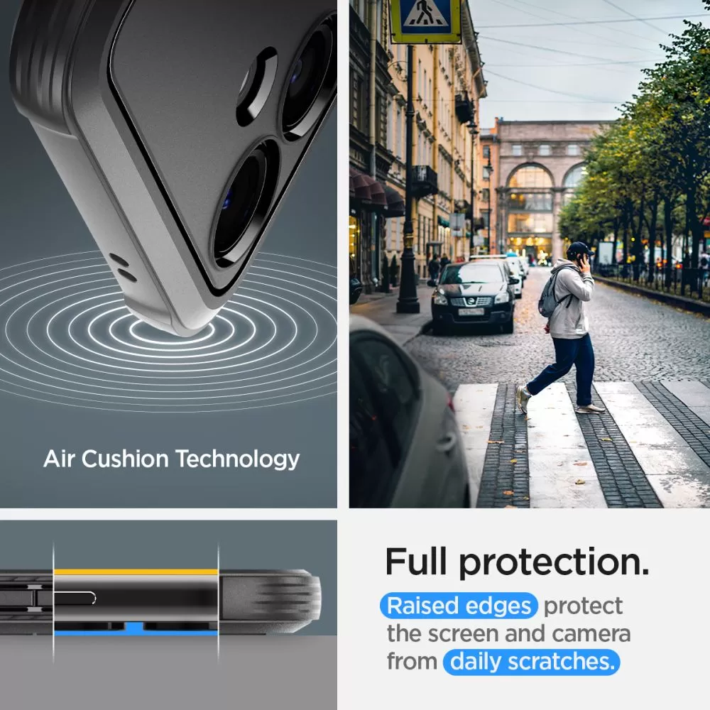 Samsung Galaxy S24 vāciņš melns SPIGEN RUGGED ARMOR