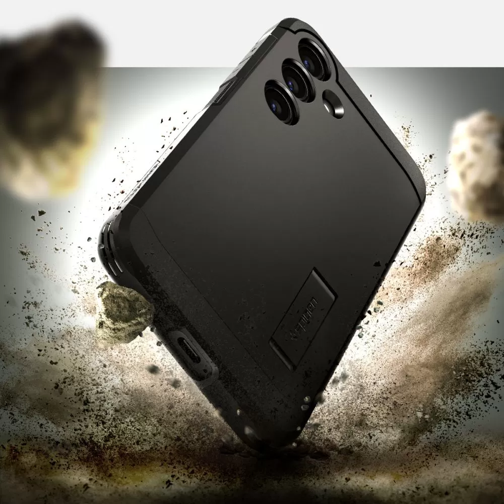 Samsung Galaxy S24 vāciņš melns SPIGEN TOUGH ARMOR