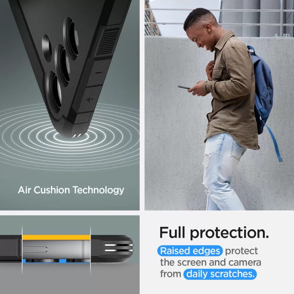 Samsung Galaxy S24 vāciņš melns SPIGEN TOUGH ARMOR