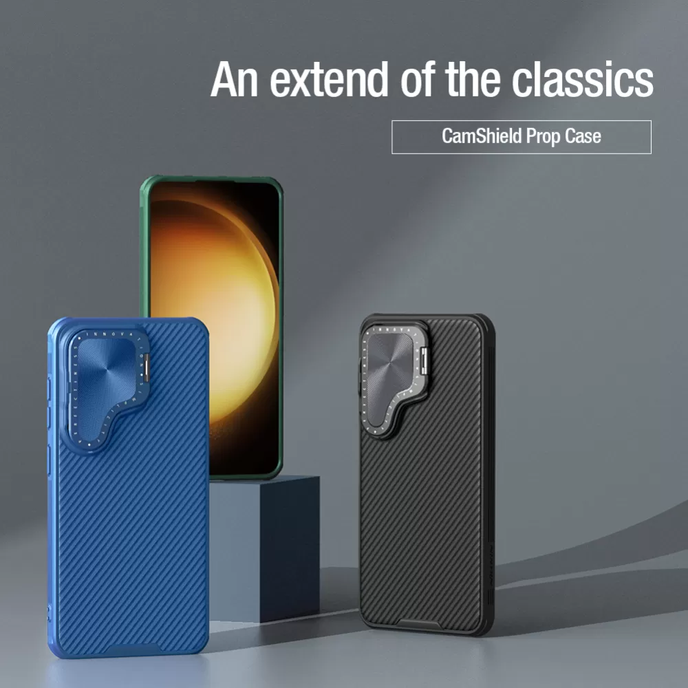 Samsung Galaxy S24 vāciņš melns NILLKIN CAMSHIELD PROP
