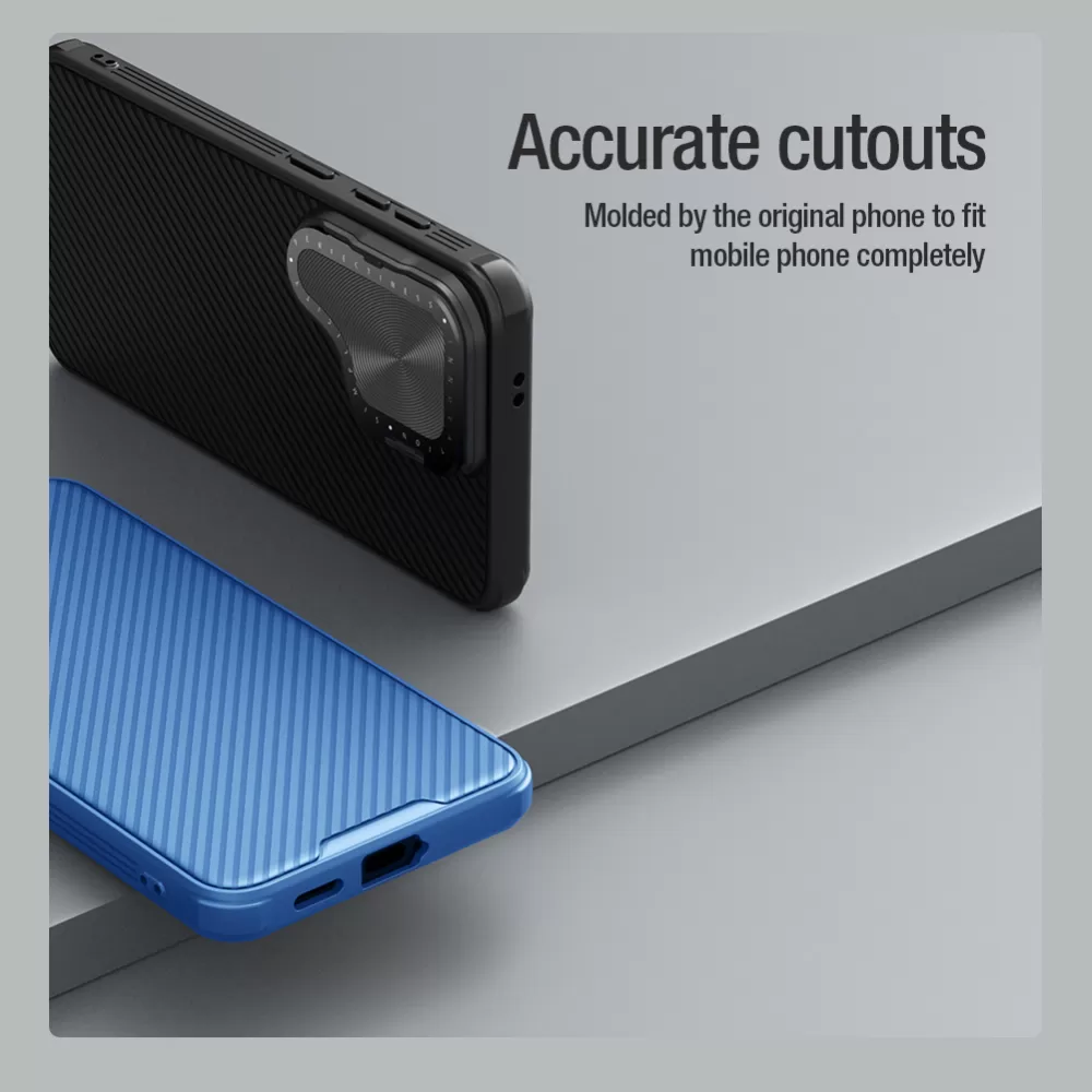 Samsung Galaxy S24 vāciņš melns NILLKIN CAMSHIELD PROP