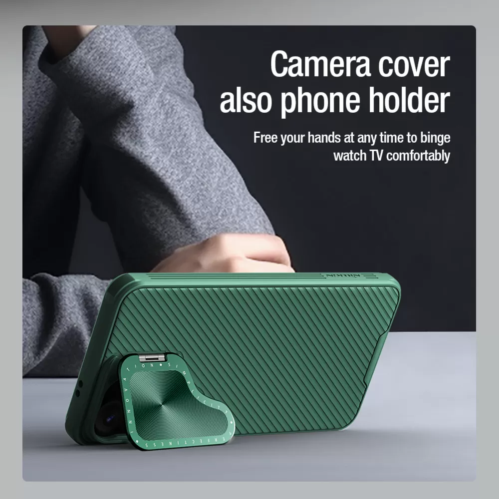 Samsung Galaxy S24 vāciņš melns NILLKIN CAMSHIELD PROP MAGNETIC