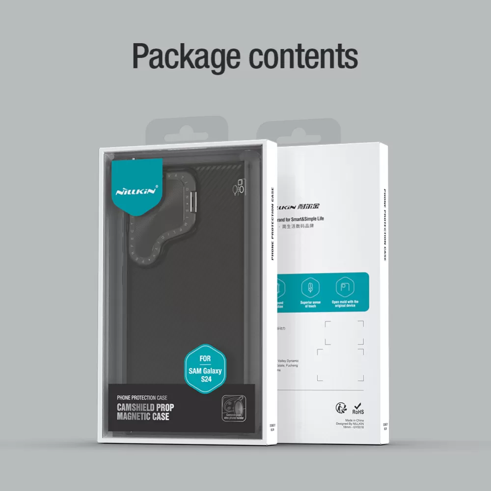 Samsung Galaxy S24 vāciņš melns NILLKIN CAMSHIELD PROP MAGNETIC