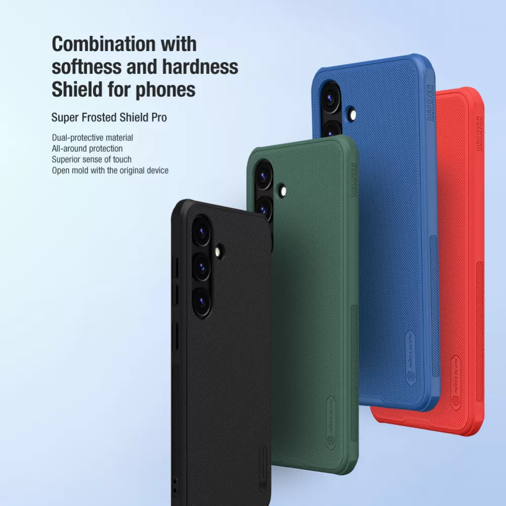 Samsung Galaxy S24 vāciņš sarkans NILLKIN SUPER FROSTED SHIELD PRO