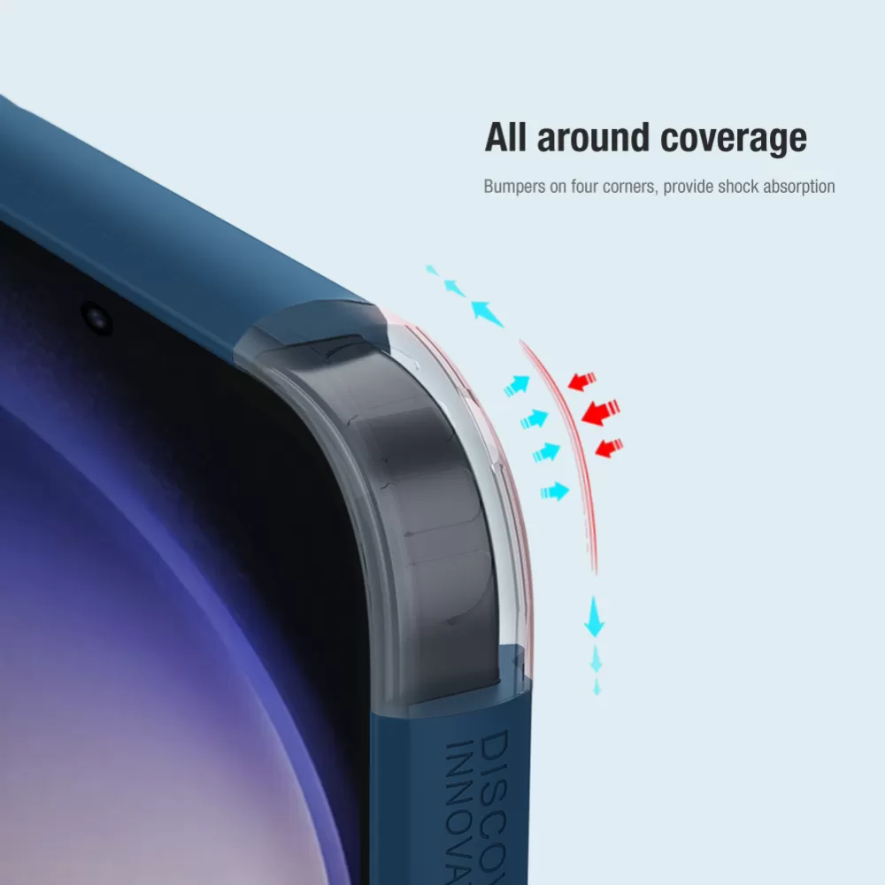 Samsung Galaxy S24 vāciņš sarkans NILLKIN SUPER FROSTED SHIELD PRO