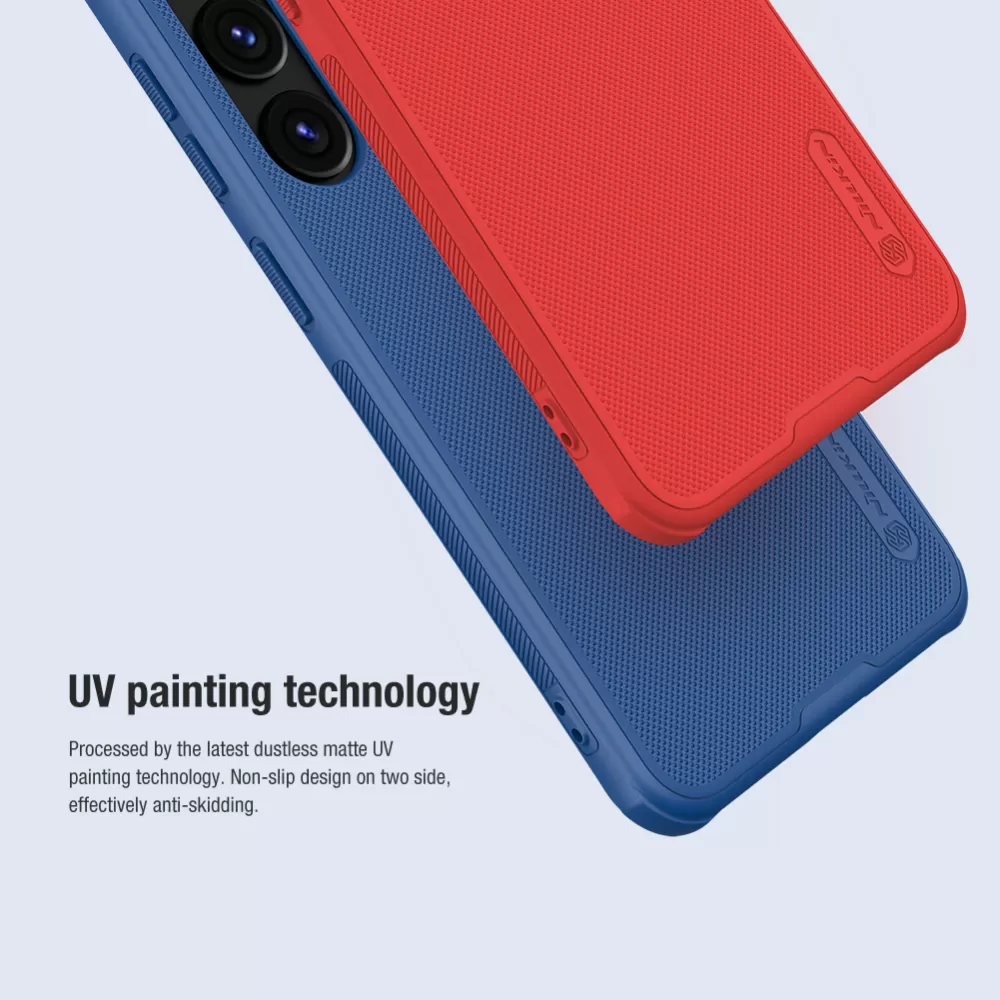 Samsung Galaxy S24 vāciņš sarkans NILLKIN SUPER FROSTED SHIELD PRO