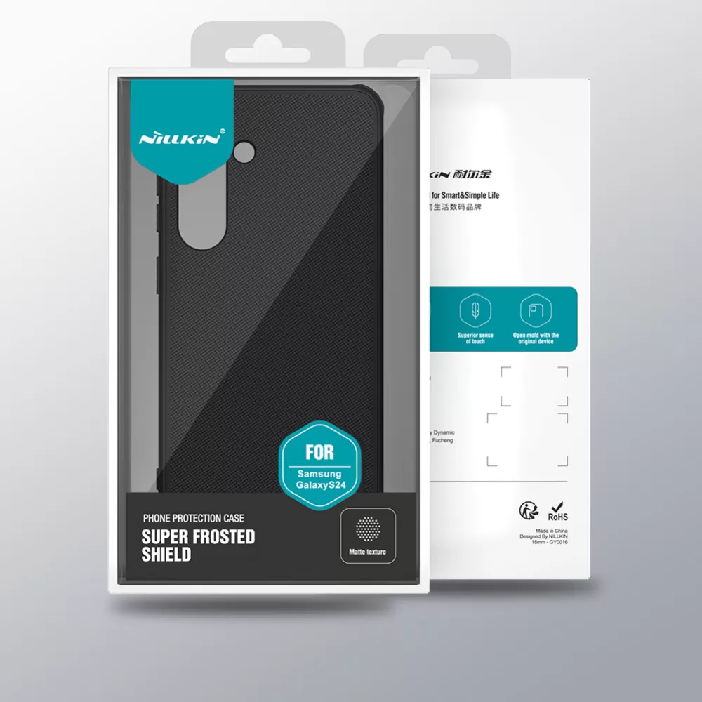 Samsung Galaxy S24 vāciņš sarkans NILLKIN SUPER FROSTED SHIELD PRO