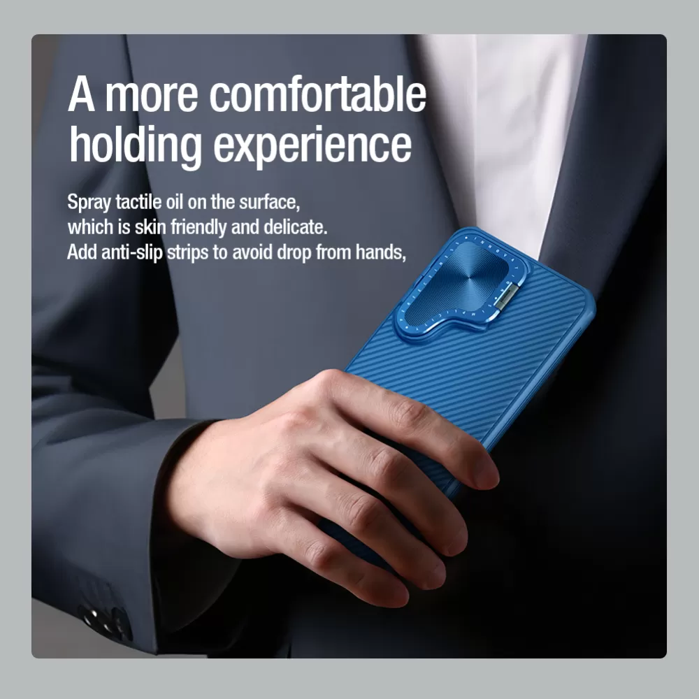 Samsung Galaxy S24 vāciņš zaļš NILLKIN CAMSHIELD PROP MAGNETIC