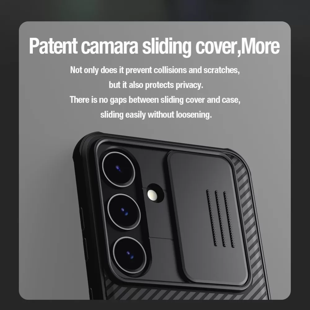 Samsung Galaxy S24 vāciņš zils NILLKIN CAMSHIELD PRO