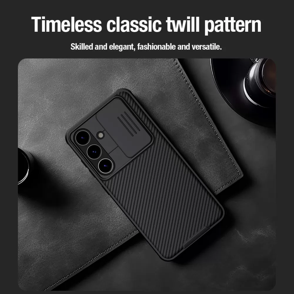 Samsung Galaxy S24 vāciņš zils NILLKIN CAMSHIELD PRO