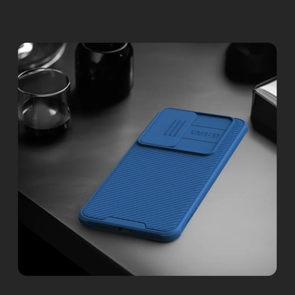 Samsung Galaxy S24 vāciņš zils NILLKIN CAMSHIELD PRO