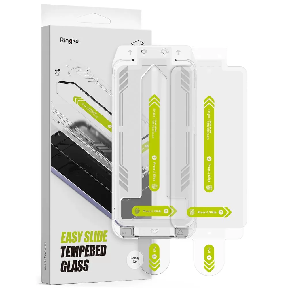 Samsung Galaxy S24 защитное стекло RINGKE EASY SLIDE 2-PACK
