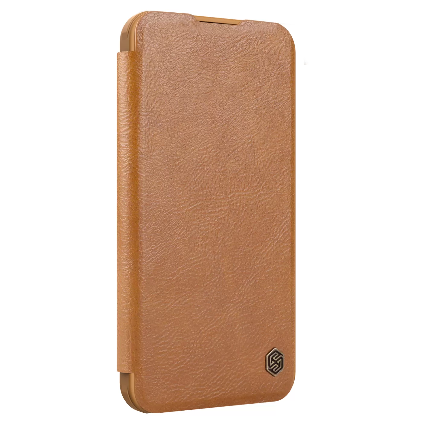 Samsung Galaxy S24 maciņš brūns NILLKIN QIN PROP LEATHER