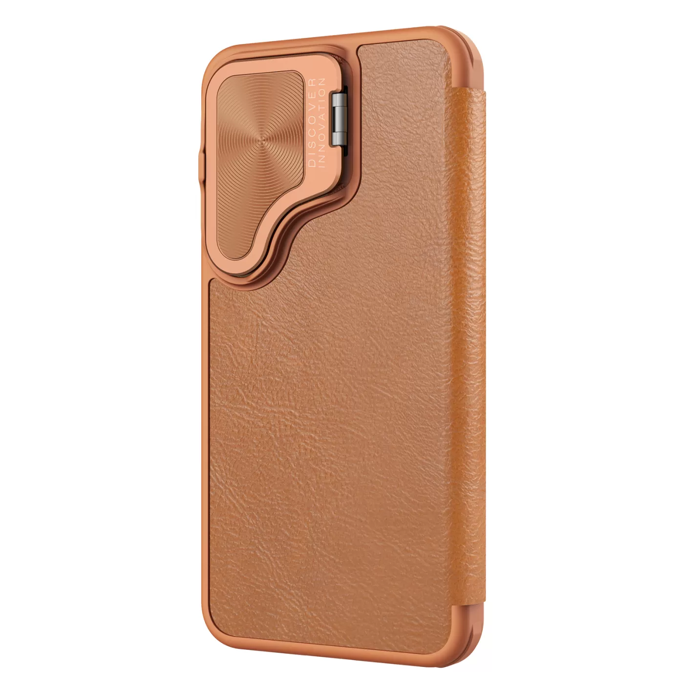 Samsung Galaxy S24 maciņš brūns NILLKIN QIN PROP LEATHER