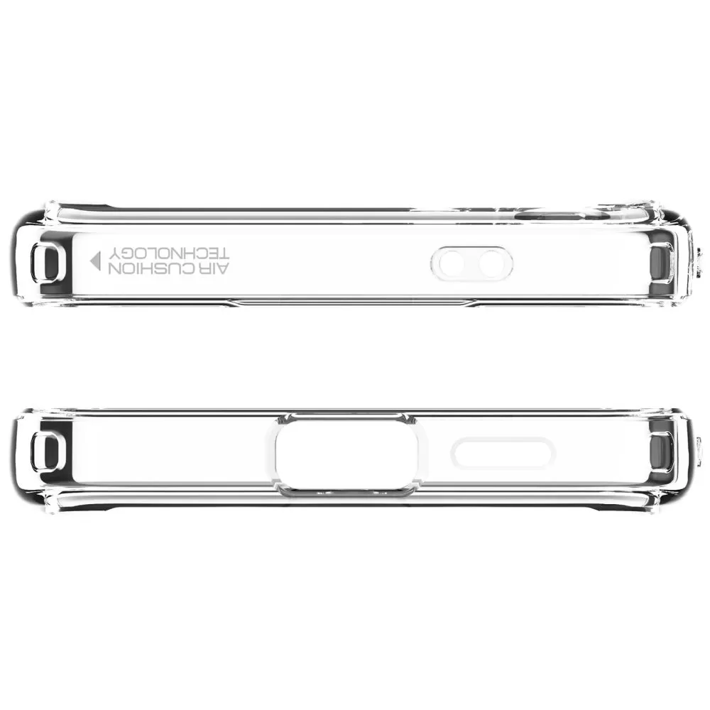 Samsung Galaxy S24 vāciņš caurspīdīgs SPIGEN CRYSTAL HYBRID ONETAP RING MAGSAFE