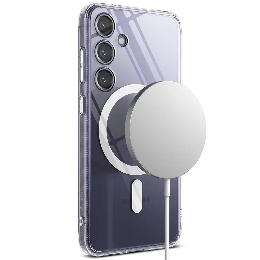 Samsung Galaxy S24 vāciņš caurspīdīgs RINGKE FUSION MAGNETIC MAGSAFE