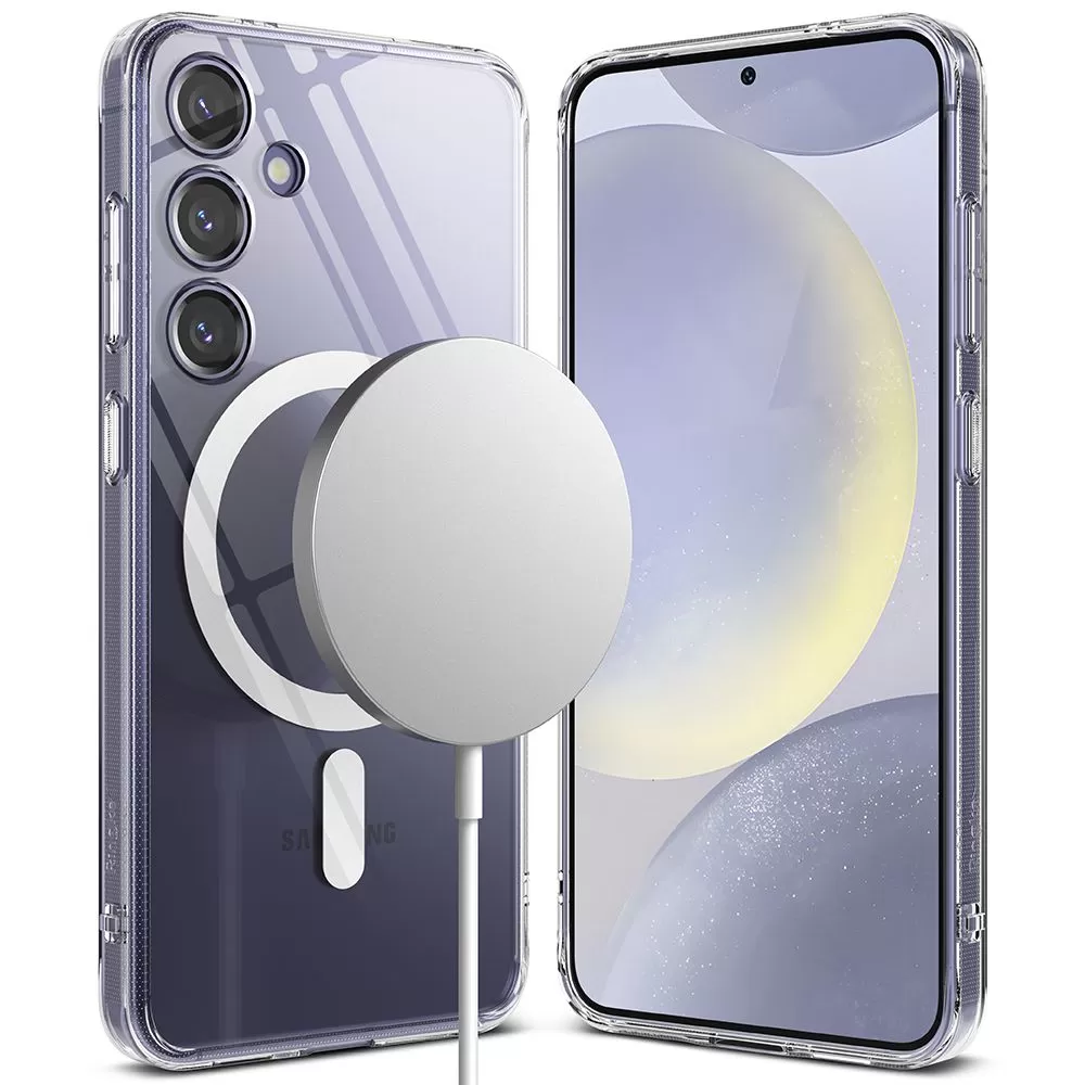 Samsung Galaxy S24 vāciņš caurspīdīgs RINGKE FUSION MAGNETIC MAGSAFE