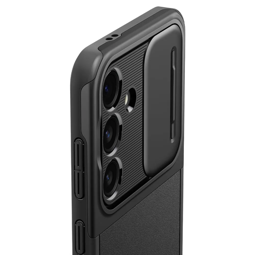 Samsung Galaxy S24 vāciņš melns SPIGEN OPTIK ARMOR