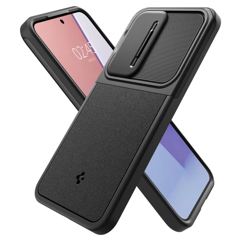 Samsung Galaxy S24 vāciņš melns SPIGEN OPTIK ARMOR