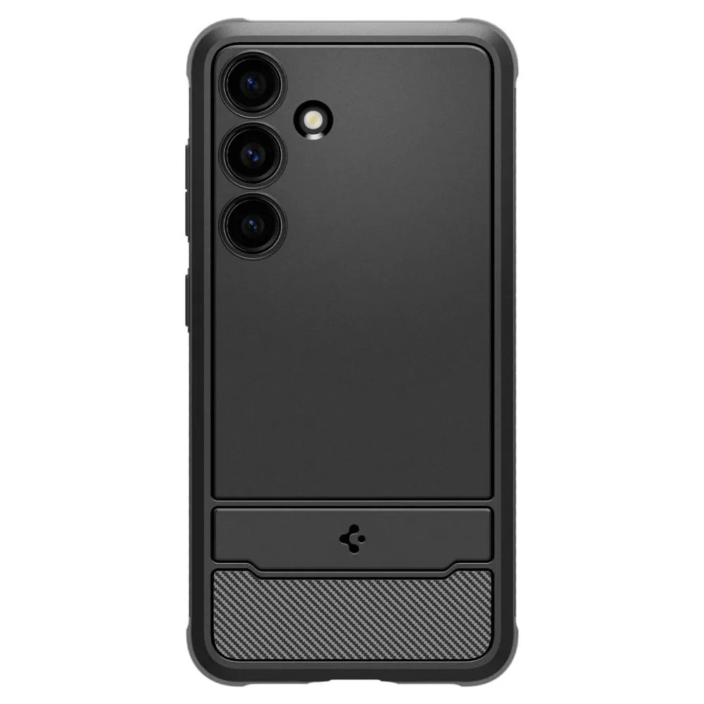 Samsung Galaxy S24 vāciņš melns SPIGEN RUGGED ARMOR