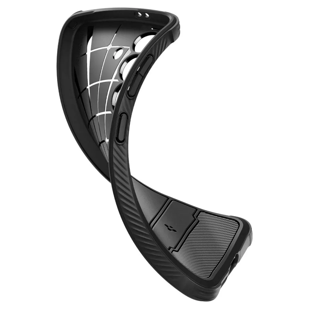 Samsung Galaxy S24 vāciņš melns SPIGEN RUGGED ARMOR