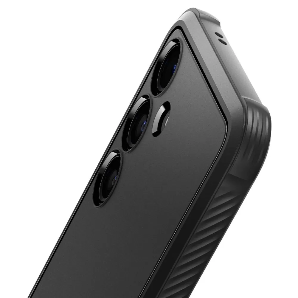 Samsung Galaxy S24 vāciņš melns SPIGEN RUGGED ARMOR