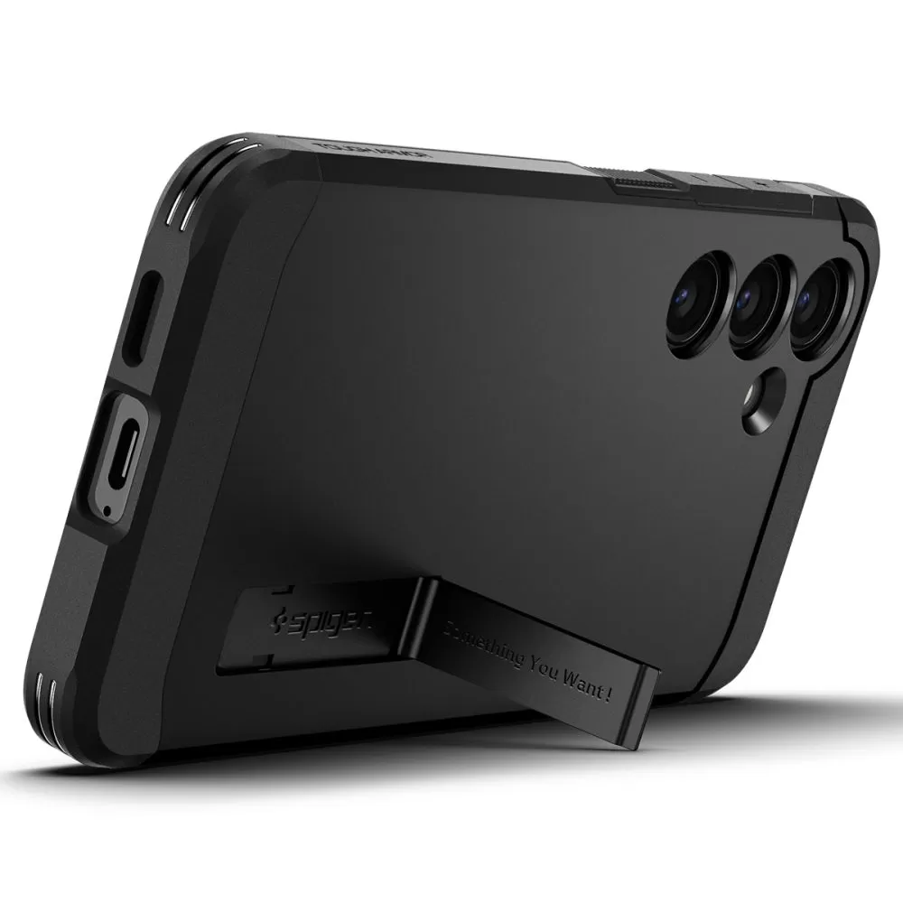 Samsung Galaxy S24 vāciņš melns SPIGEN TOUGH ARMOR