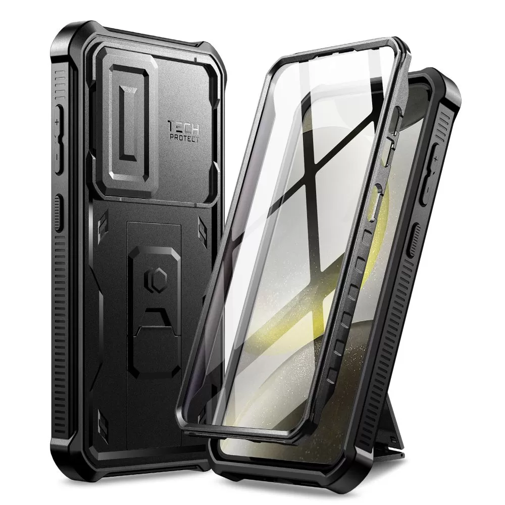 Samsung Galaxy S24 vāciņš melns TECH-PROTECT KEVLAR CAM+