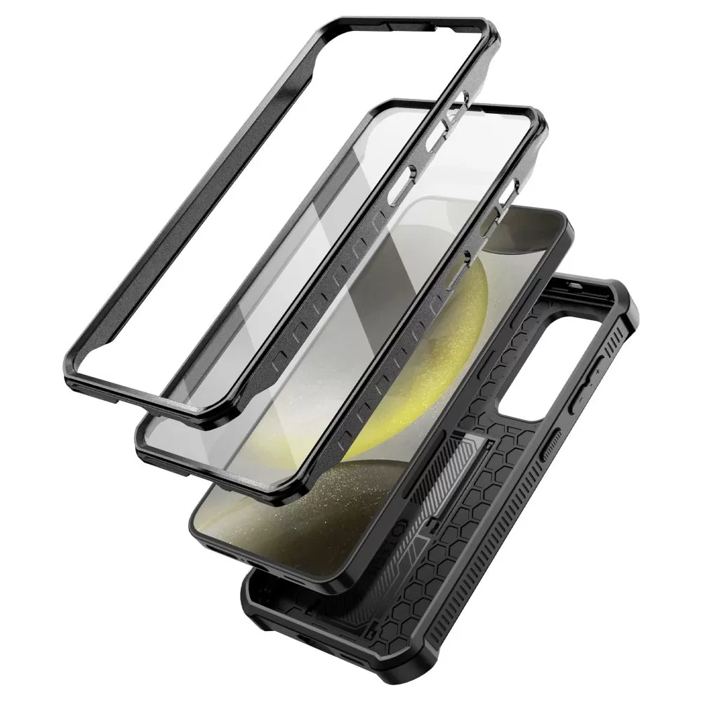 Samsung Galaxy S24 vāciņš melns TECH-PROTECT KEVLAR CAM+