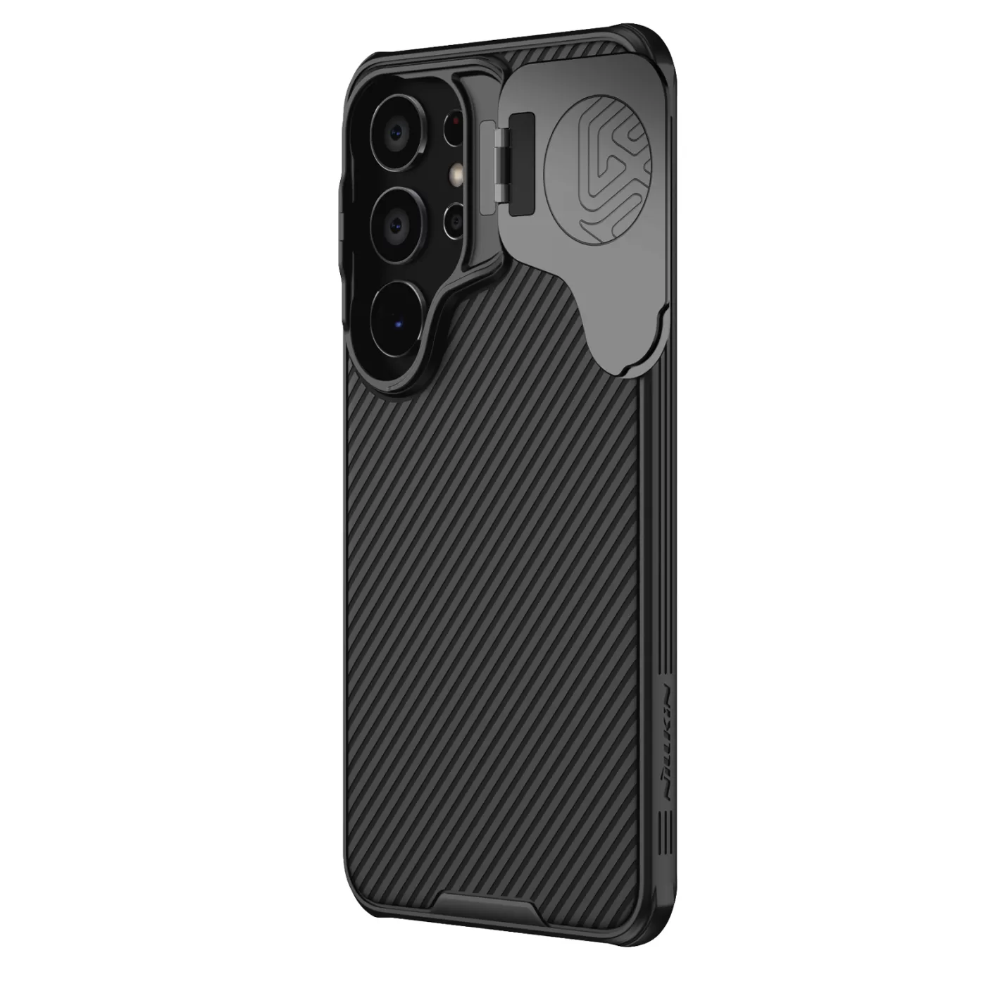 Samsung Galaxy S24 vāciņš melns NILLKIN CAMSHIELD PROP