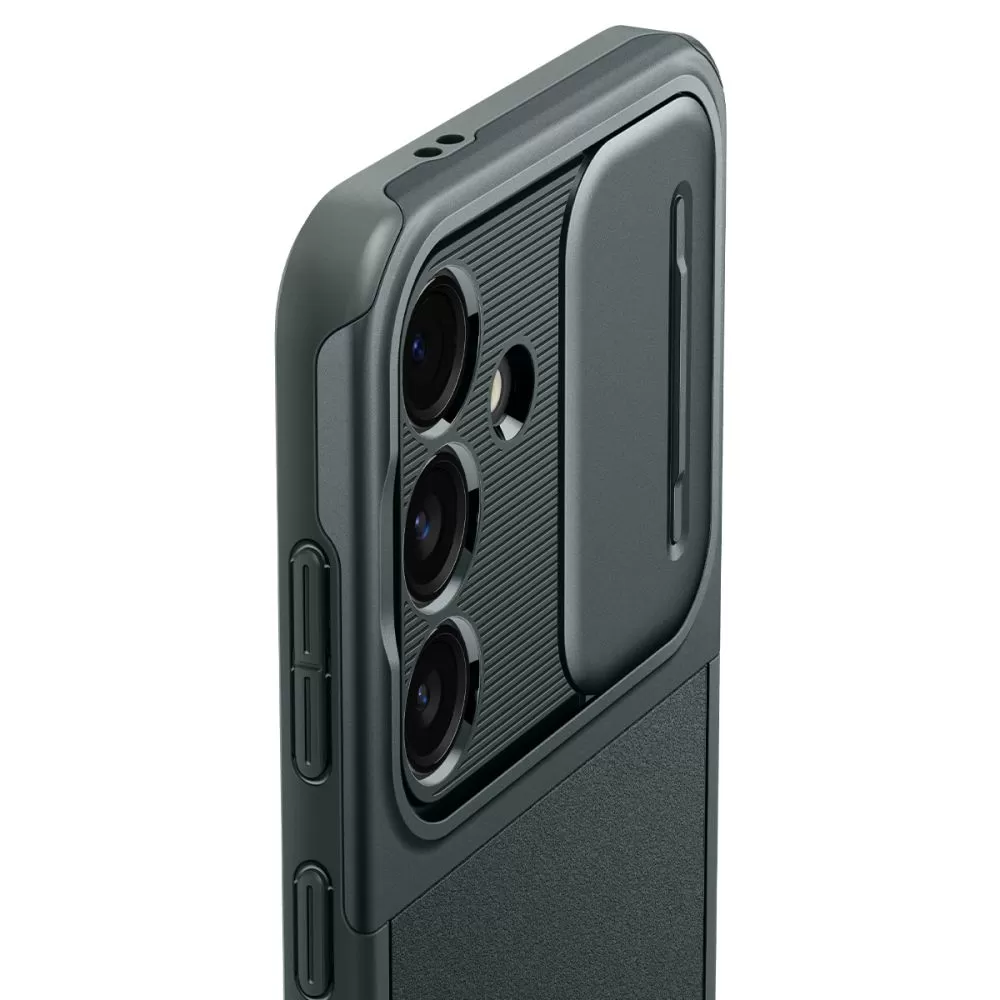 Samsung Galaxy S24 vāciņš zaļš SPIGEN OPTIK ARMOR