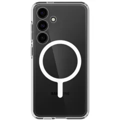 Samsung Galaxy S24 vāciņš caurspīdīgs SPIGEN CRYSTAL HYBRID ONETAP RING MAGSAFE