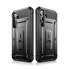 Samsung Galaxy S24 vāciņš melns SUPCASE UNICORN BEETLE PRO 2-SET