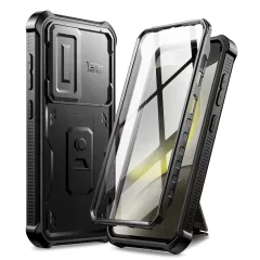 Samsung Galaxy S24 vāciņš melns TECH-PROTECT KEVLAR CAM+