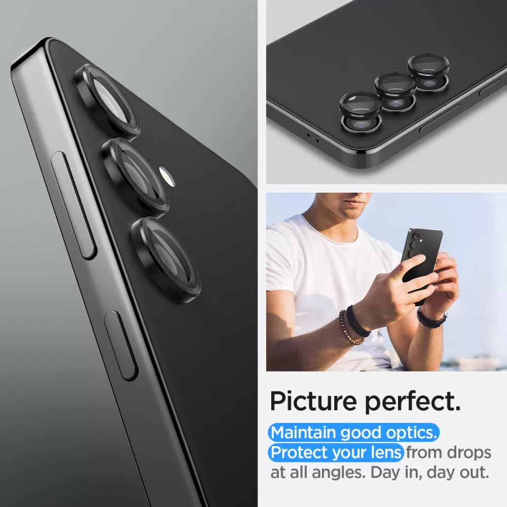 Samsung Galaxy S24 Plus Tempered glass  SPIGEN OPTIK.TR ”EZ FIT” CAMERA PROTECTOR 2-PACK