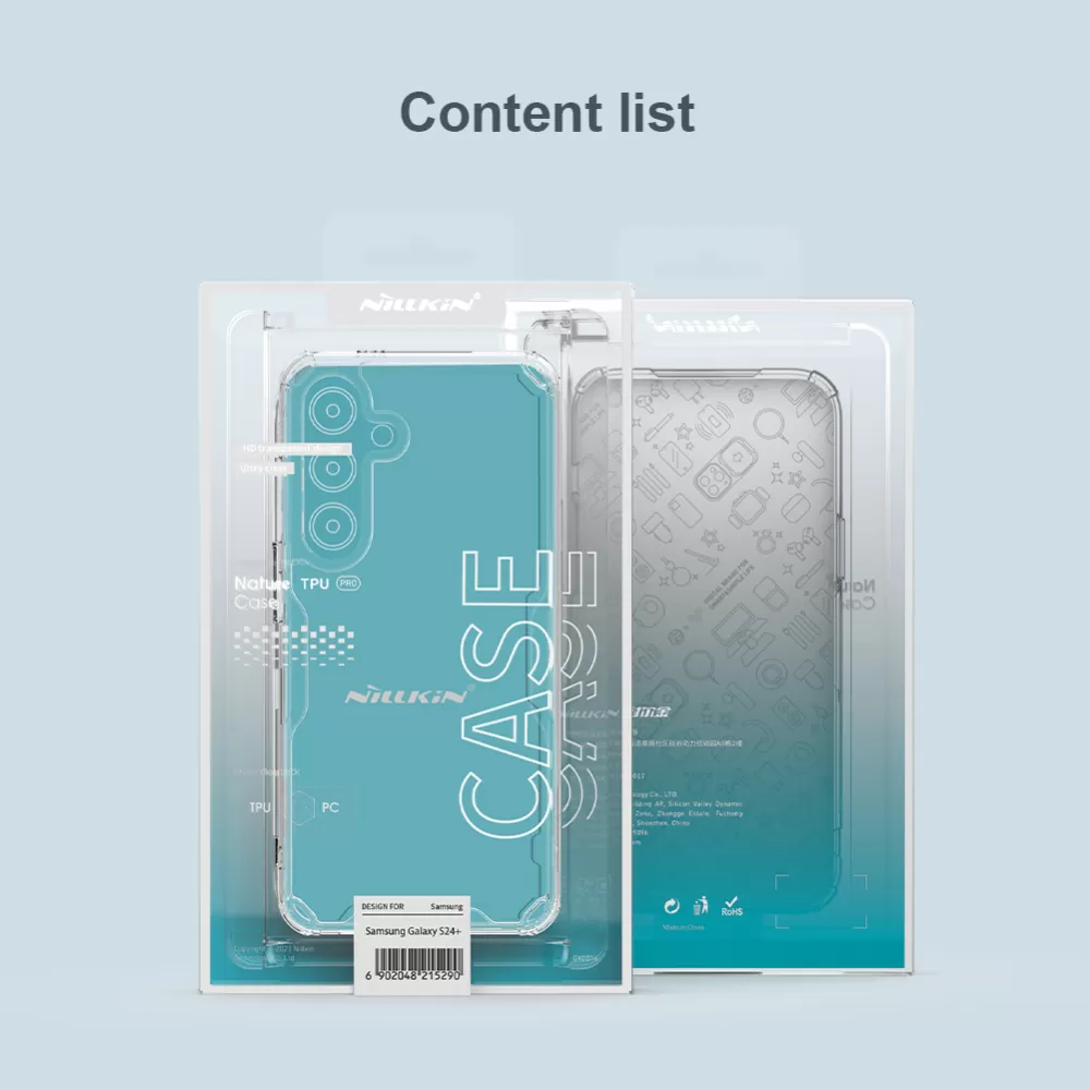 Samsung Galaxy S24 Plus case transparent NILLKIN TPU PRO