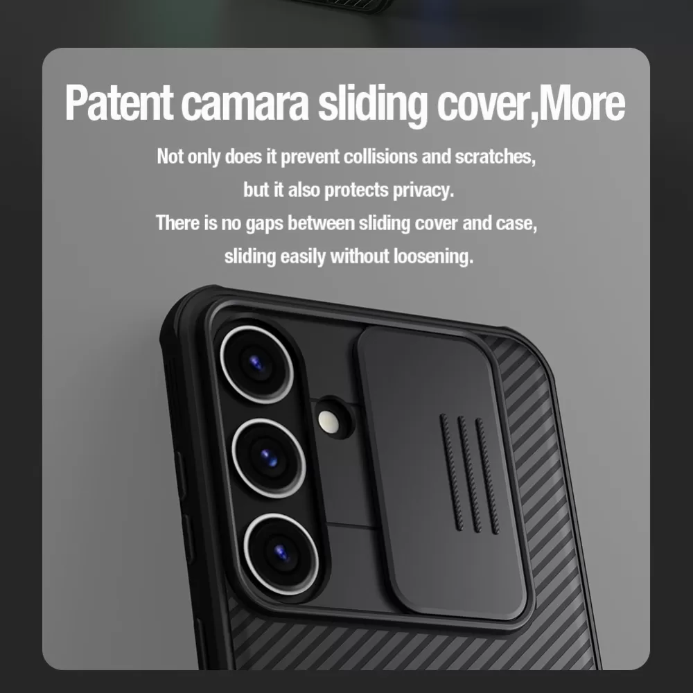 Samsung Galaxy S24 Plus case black NILLKIN CAMSHIELD PRO