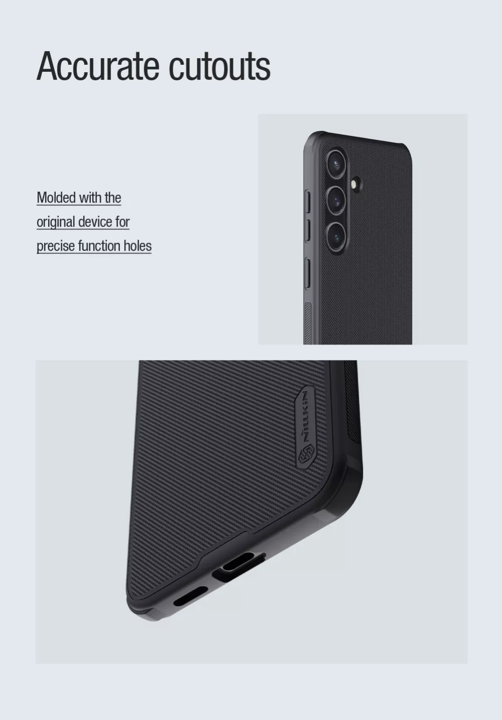 Samsung Galaxy S24 Plus case black NILLKIN SUPER FROSTED SHIELD PRO MAGNETIC